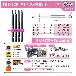 （株）エンジニア ネジレスQセット DXZ ネジレスＱセット　ＰＩＮＫ＆ＢＬＡＣＫ DXZ-10P