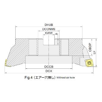 （株）ＭＯＬＤＩＮＯ アルファ 高送りラジアスミル TR4F アルファ　高送りラジアスミル TR4F4200B-10