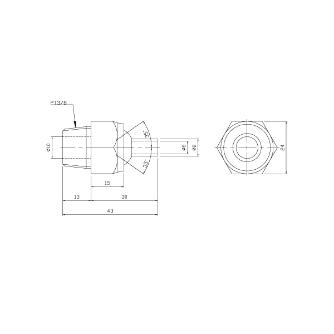 日機（株） ポイントフィットノズル(標準型) PTねじ型シリーズ NNPT ポイントフィットノズル（標準型） NNPT3/8-70