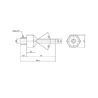 日機（株） ポイントフィットノズル(標準型) メートルネジ型シリーズ NNM ポイントフィットノズル（標準型） NNM10-40
