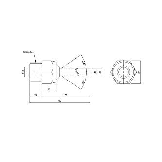 日機（株） ポイントフィットノズル(標準型) メートルネジ型シリーズ NNM ポイントフィットノズル（標準型） NNM20-70