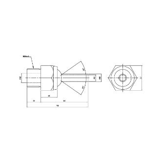日機（株） ポイントフィットノズル(標準型) メートルネジ型シリーズ NNM ポイントフィットノズル（標準型） NNM24-60