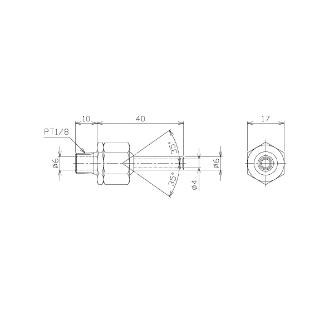 日機（株） ポイントフィットノズル(超高圧型) NNPT ポイントフィットノズル（超高圧型） NNPT1/8H-40