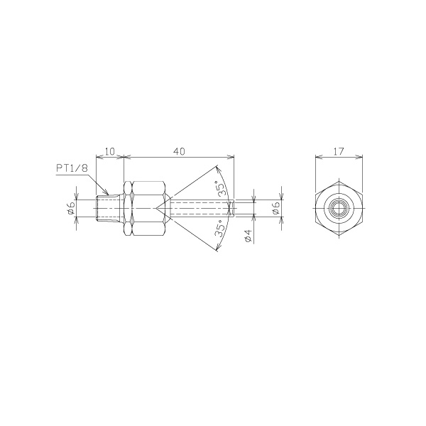 日機（株） ポイントフィットノズル(超高圧型) NNPT ポイントフィットノズル（超高圧型） NNPT1/8H-40