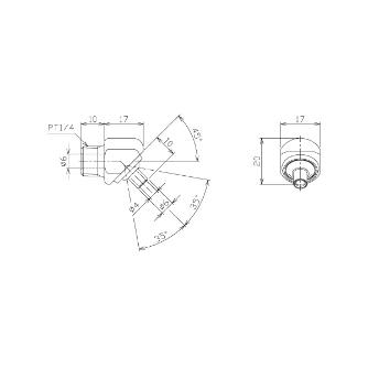 日機（株） ポイントフィットノズル(傾斜型) NNPT ポイントフィットノズル（傾斜型） NNPT1/4B-10