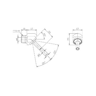 日機（株） ポイントフィットノズル(傾斜型) NNPT ポイントフィットノズル（傾斜型） NNPT1/4B-20