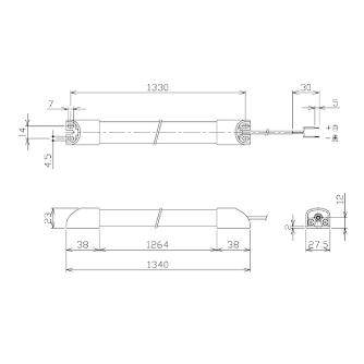 日機（株） スリム型防水LEDライト NLT3シリーズ スリム型防水ＬＥＤライト NLT3-50-DC-S