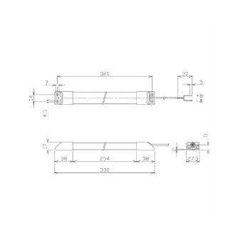 日機（株） スリム型防水LEDライト NLTシリーズ スリム型防水ＬＥＤライト NLT10-DC-S-1M