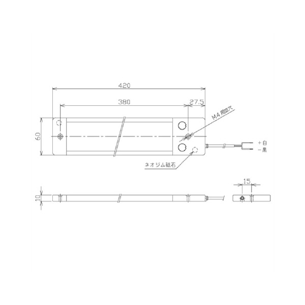 日機（株） 面発光LEDライト NLU 面発光ＬＥＤライト NLU10-DC-1M