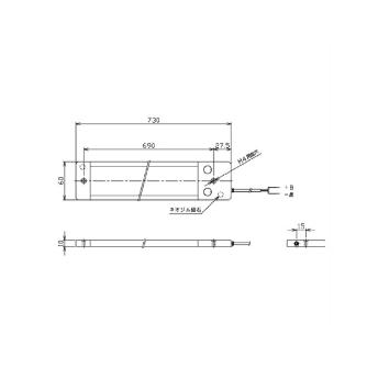 日機（株） 面発光LEDライト NLU 面発光ＬＥＤライト NLU30-DC-1M