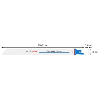 ボッシュ（株） セーバーソーブレード 金属用 セーバーソーブレード（１００本） S1122EF/100