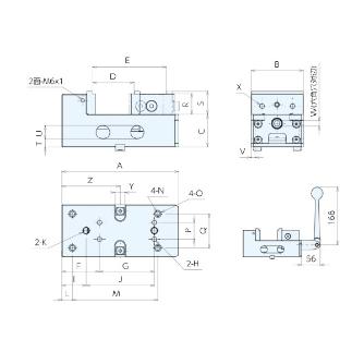 （株）ナベヤ 5軸マシンバイス(片側固定基準) 5AU75FD ５軸マシンバイス（片側固定基準） 5AU75FD-170GBSJF