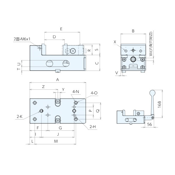 （株）ナベヤ 5軸マシンバイス(片側固定基準) 5AU75FD ５軸マシンバイス（片側固定基準） 5AU75FD-170GBSJF
