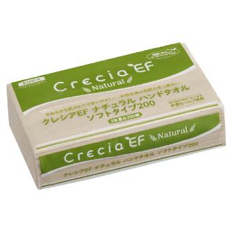 日本製紙クレシア（株） クレシアEF ハンドタオル ソフトタイプ クレシアＥＦハンドタオル／大箱単位 37404 ﾅﾁｭﾗﾙ ｿﾌﾄﾀｲﾌﾟ200