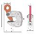 （株）スーパーツール 形鋼クランプ HLC-SRF 形鋼クランプ HLC0.5SRF