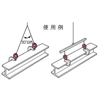 （株）スーパーツール 形鋼クランプ HLC-SRF 形鋼クランプ HLC0.5SRF
