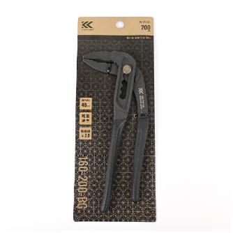 フジ矢（株） 薄型ウォーターポンププライヤー 160 薄型ウォーターポンププライヤー（黒金） 160-200-BG