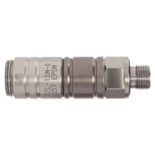 日東工器（株） コンパクトゼロスピルカプラ SM コンパクトゼロスピルカプラ　真ちゅう製 CZL-1SM-G BRASS EPDM