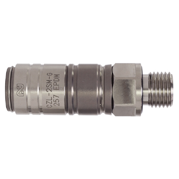 日東工器（株） コンパクトゼロスピルカプラ SM コンパクトゼロスピルカプラ　真ちゅう製 CZL-2SM-G BRASS EPDM
