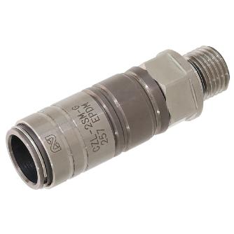 日東工器（株） コンパクトゼロスピルカプラ SM コンパクトゼロスピルカプラ　真ちゅう製 CZL-2SM-G BRASS EPDM