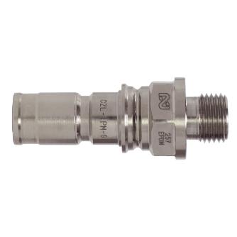 日東工器（株） コンパクトゼロスピルカプラ PM コンパクトゼロスピルカプラ　真ちゅう製 CZL-1PM-G BRASS EPDM