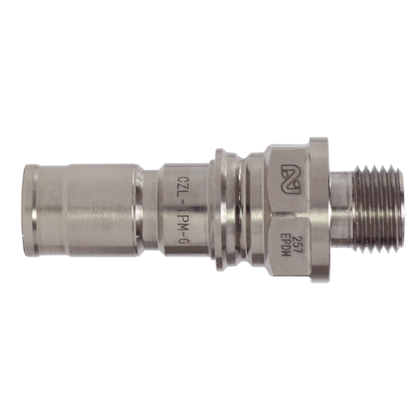 日東工器（株） コンパクトゼロスピルカプラ PM コンパクトゼロスピルカプラ　真ちゅう製 CZL-1PM-G BRASS EPDM
