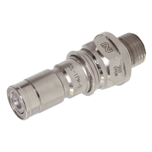 日東工器（株） コンパクトゼロスピルカプラ PM コンパクトゼロスピルカプラ　真ちゅう製 CZL-1PM-G BRASS EPDM