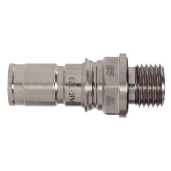 日東工器（株） コンパクトゼロスピルカプラ PM コンパクトゼロスピルカプラ　真ちゅう製 CZL-2PM-G BRASS EPDM