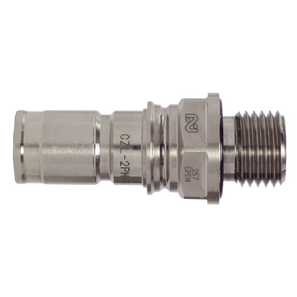 日東工器（株） コンパクトゼロスピルカプラ PM コンパクトゼロスピルカプラ　真ちゅう製 CZL-2PM-G BRASS EPDM