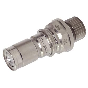日東工器（株） コンパクトゼロスピルカプラ PM コンパクトゼロスピルカプラ　真ちゅう製 CZL-2PM-G BRASS EPDM