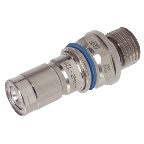 日東工器（株） コンパクトゼロスピルカプラ PM コンパクトゼロスピルカプラ　真ちゅう製 CZL-2PM-G BRASS EPDM