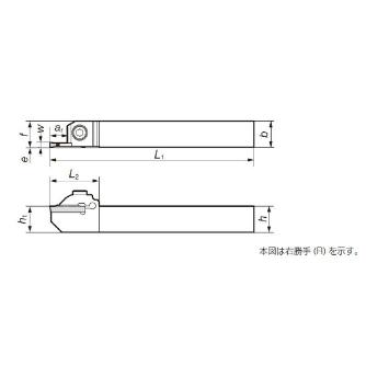 住友電気工業（株） SEC－溝入れバイト ホルダ GNDM ＳＥＣ－溝入れバイト　ホルダ GNDML1616JX-212