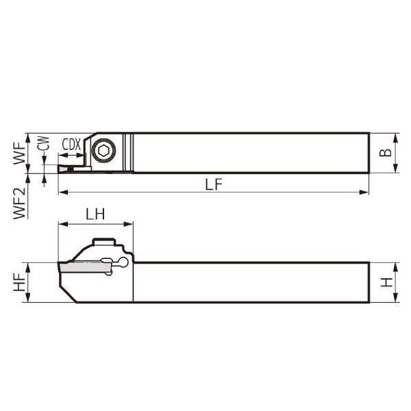 住友電気工業（株） SEC－溝入れバイト ホルダ GNDM ＳＥＣ－溝入れバイト　ホルダ GNDMR1616JX-312