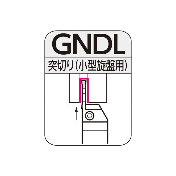 住友電気工業（株） SEC－溝入れバイト ホルダ GNDL ＳＥＣ－溝入れバイト　ホルダ GNDLL1616JX-316