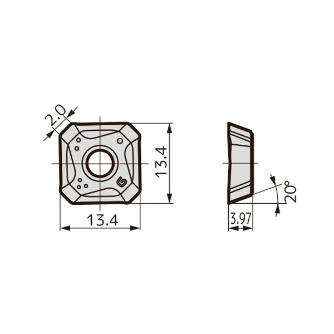 住友電気工業（株） カッタチップ SEMT-H カッタチップ SEMT13T3AGSR-H ACK300