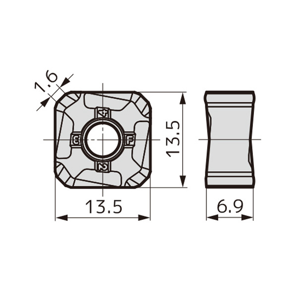 住友電気工業（株） カッタチップ SNET-FG カッタチップ SNET13T6ANER-FG ACM300