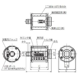 （株）東日製作所 ST型スピントルク ST ＳＴ型スピントルク ST1000N3-BT