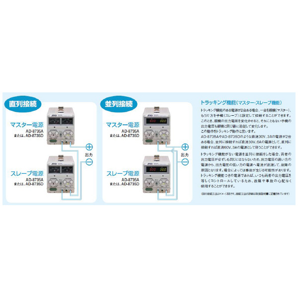 （株）エ－・アンド・デイ 直流安定化電源 AD 直流安定化電源 AD-8735D