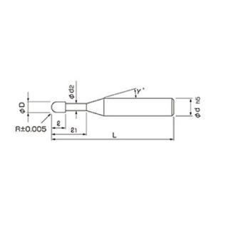 日進工具（株） 無限プレミアム ロングネックボール MRBH 無限プレミアム　ロングネックボール MRBH230 R0.1X1(D6)