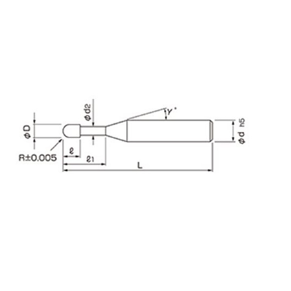 日進工具（株） 無限プレミアム ロングネックボール MRBH 無限プレミアム　ロングネックボール MRBH230 R0.1X1(D6)