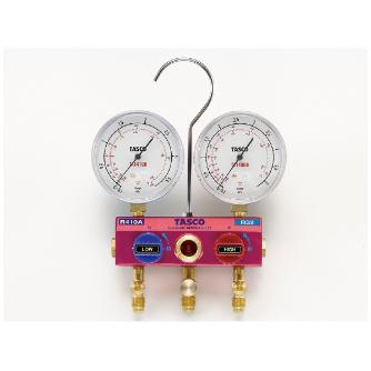 （株）イチネンＴＡＳＣＯ R410Aボールバルブ式マニホールド TA122 Ｒ４１０Ａボールバルブ式マニホールド TA122GBH