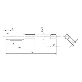 オーエスジー（株） スパイラルタップ インサートねじ用 EX-HL-SFT スパイラルタップ EX-HL-SFT HSE 1b M2X0.4