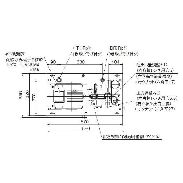ダイキン工業（株） 油圧ユニットパック ND 油圧ユニットパック ND151Y-403-50