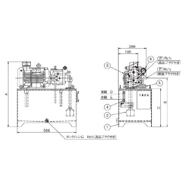 ダイキン工業（株） 油圧ユニットパック ND 油圧ユニットパック ND151Y-403-50