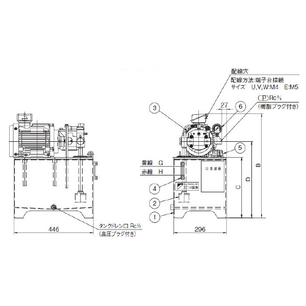 ダイキン工業（株） 油圧ユニットパック ND 油圧ユニットパック ND89-201-50
