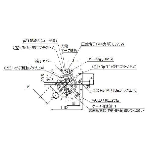 ダイキン工業（株） 油圧ユニットパック NDJ 油圧ユニットパック NDJ159-152-30