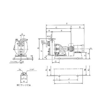 （株）寺田ポンプ製作所 陸上ポンプ(鋳鉄製) OH 陸上ポンプ（鋳鉄製） OH-3E ｵｸｿﾄMﾂｷ 50HZ