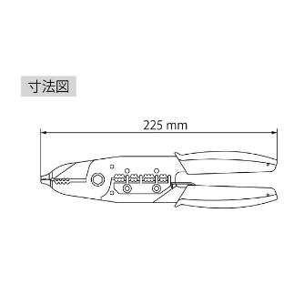 （株）ロブテックス VVF線ストリッパー ＶＶＦ線ストリッパー VA203A
