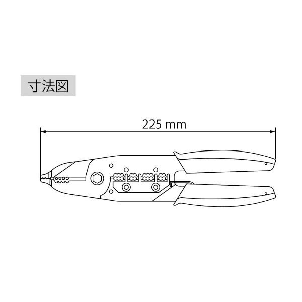 （株）ロブテックス VVF線ストリッパー ＶＶＦ線ストリッパー VA203A