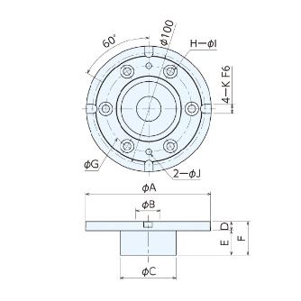 （株）ナベヤ Qーロックエレメント ホールタイプ本体 QLSM Ｑ－ロックエレメント　ホールタイプ本体 QLSM-KS10.2